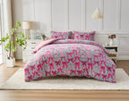 Bess Bows Soft Touch Printed Duvet Cover Set