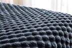 Bubble Jacquard Fleece Throws | 6 Colours