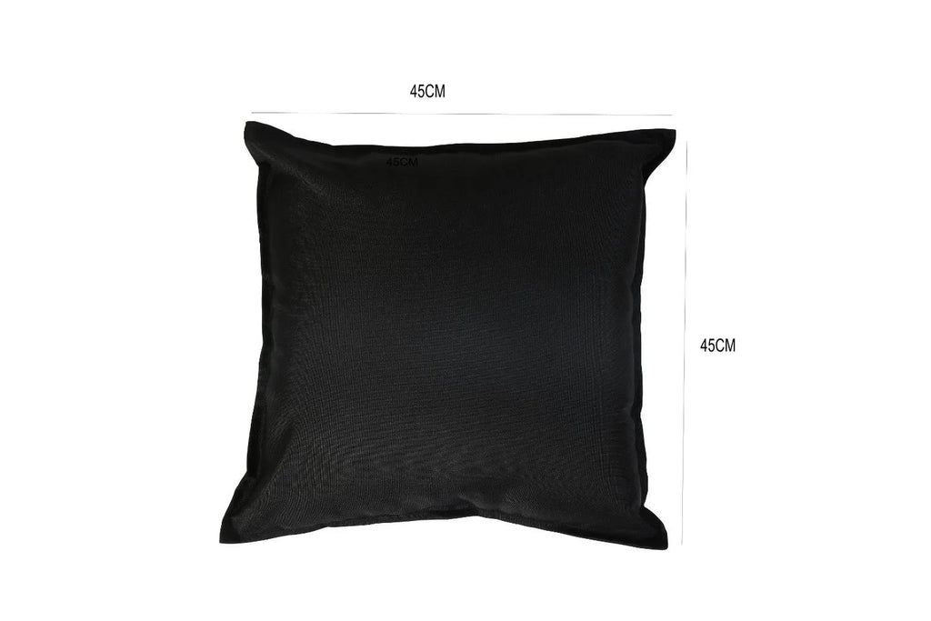 black waterproof cushion cover