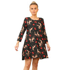 Black Stag Casual Loose Swing Summer Dress