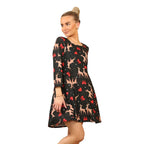 Black Stag Casual Loose Swing Summer Dress