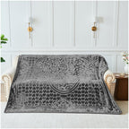 Blossom Heart Heavy Blanket | 200CM x 240CM | Charcoal