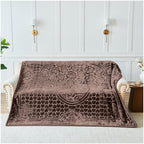 Blossom Heart Heavy Blanket | 200CM x 240CM | Coffee