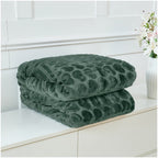 Blossom Heart Heavy Blanket | 200CM x 240CM | Green