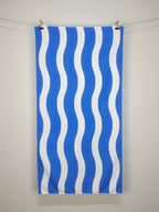 Wavy Stripe Beach Towel | 5 Colours | 152CM × 71CM