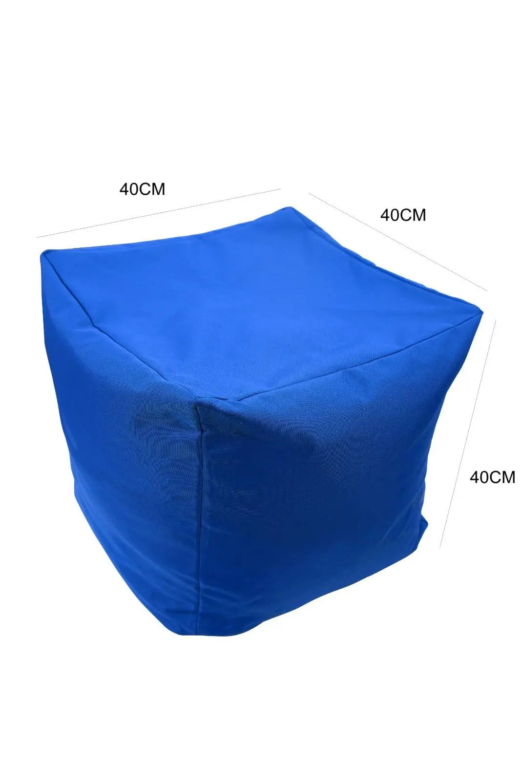 blue waterproof beans bag