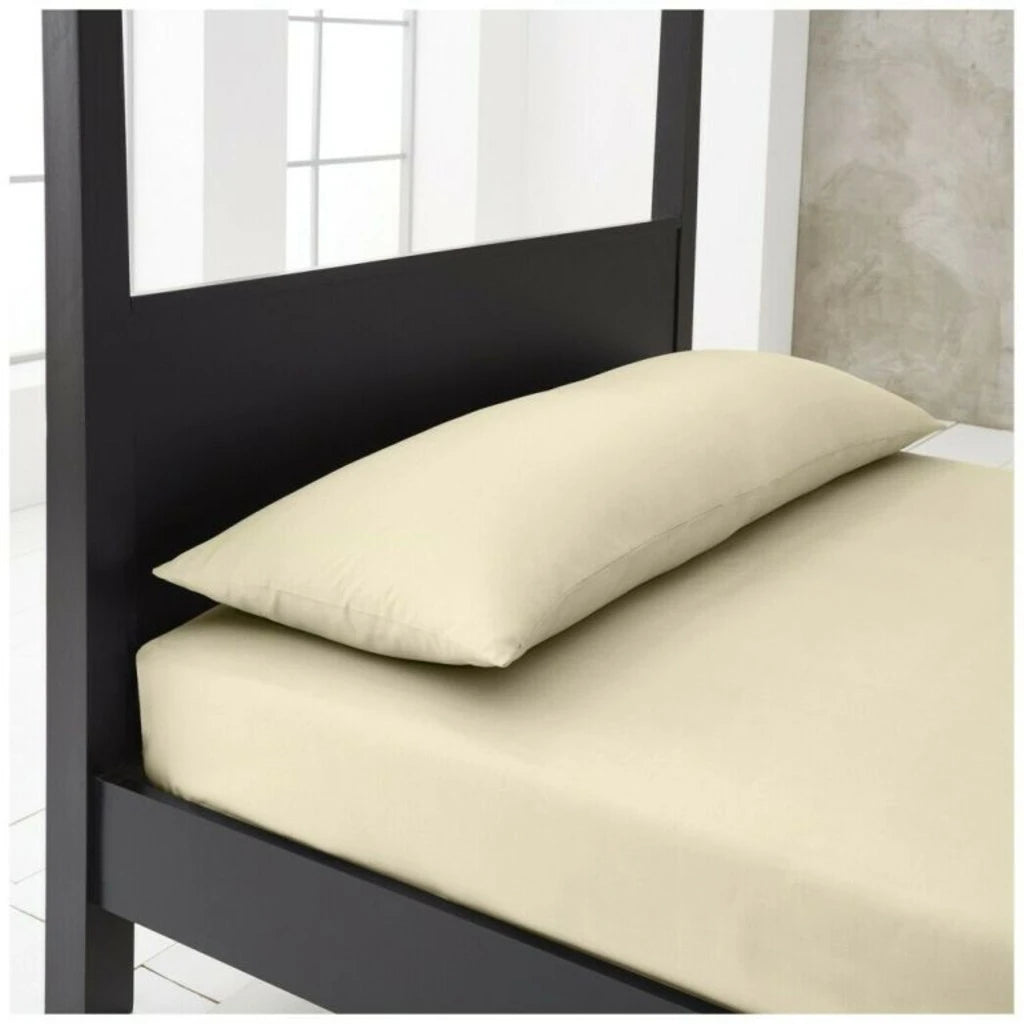 bolster pillow case cream