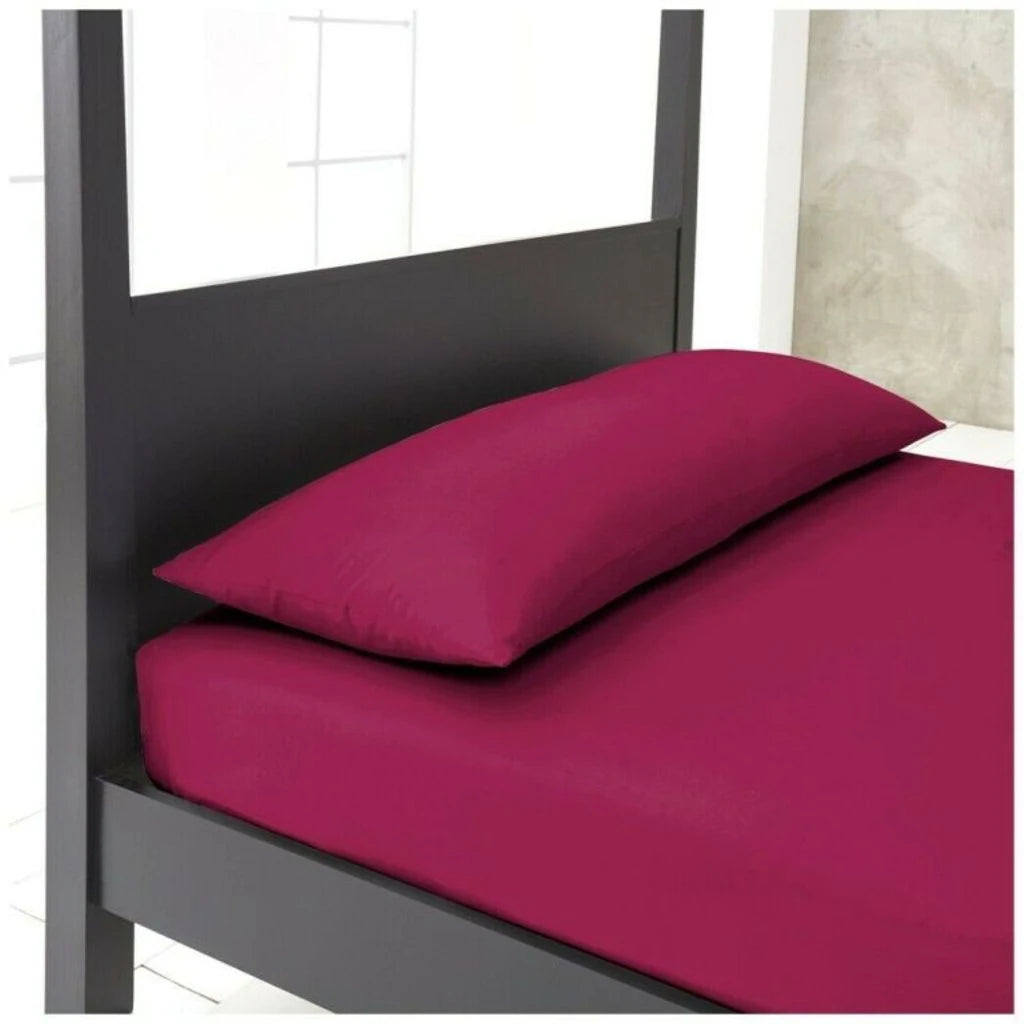 bolster pillow case fuchsia