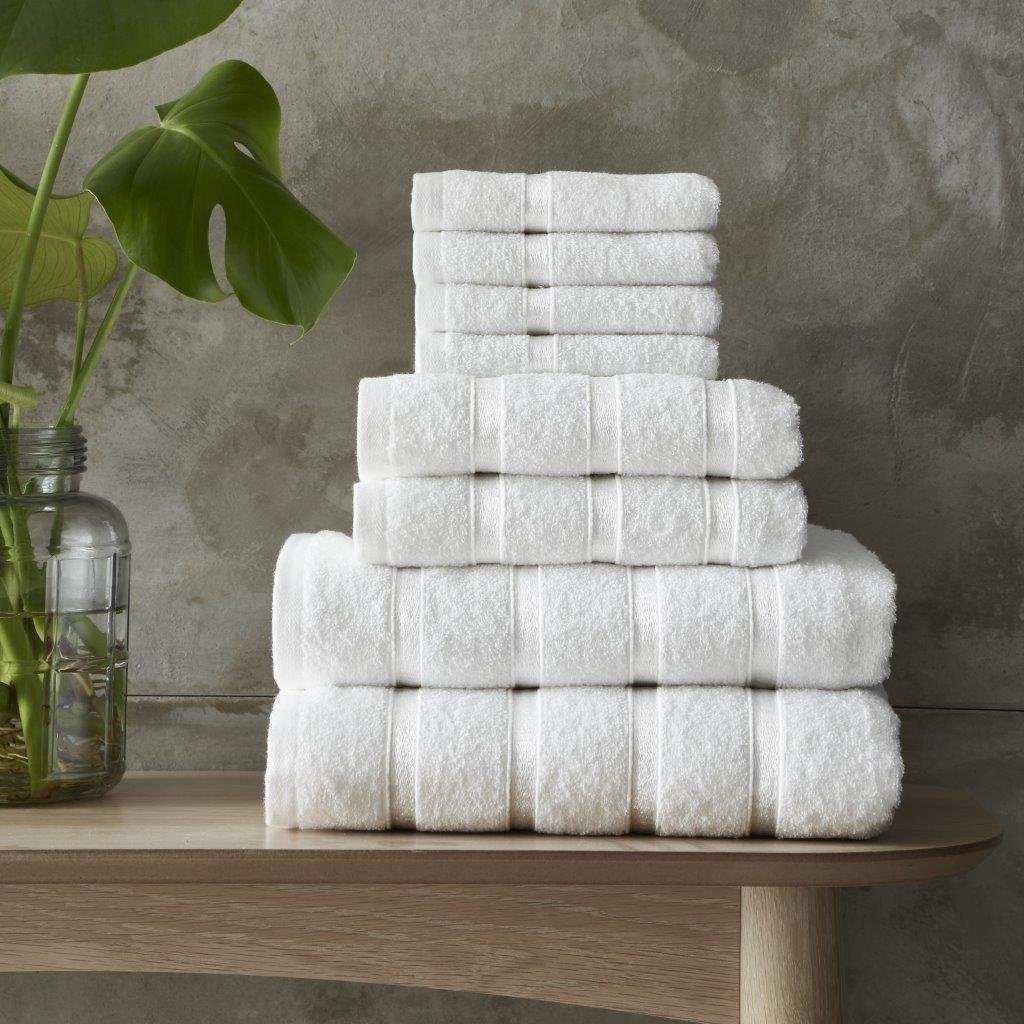 100% Cotton 8 Pieces Boston Towels Bale Set | 15 Colours | 450 GSM