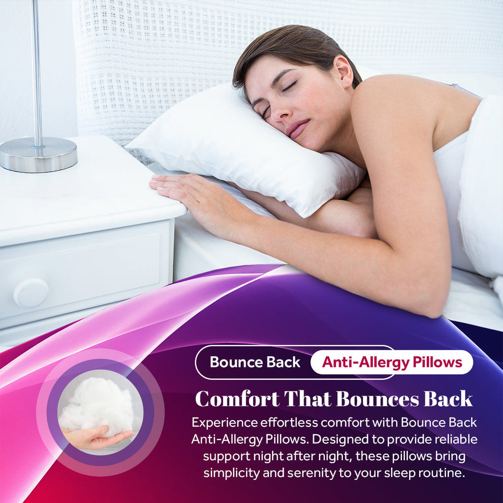 Bounce Back Anti Allergy Pillows
