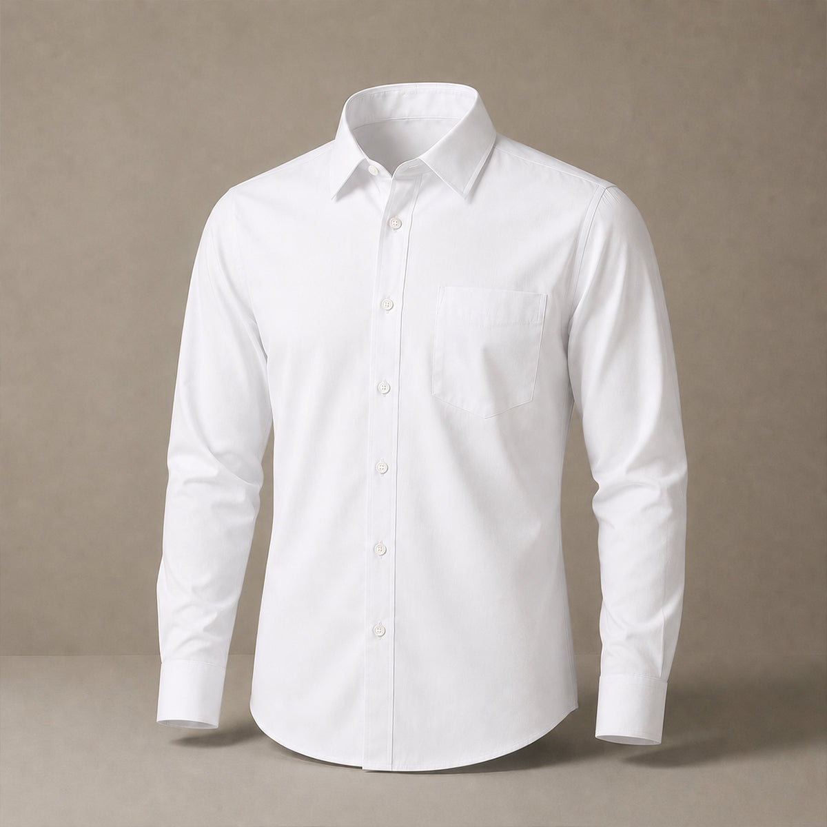 Boys White School Shirt Long Sleeve