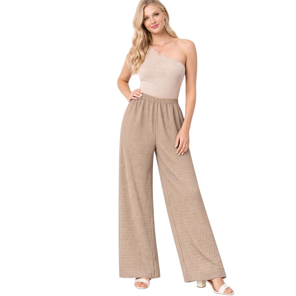 Waffle Palazzo Trousers | 7 Colours