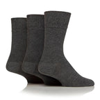Men’s Charcoal Gentle Grip Cotton Rich Socks