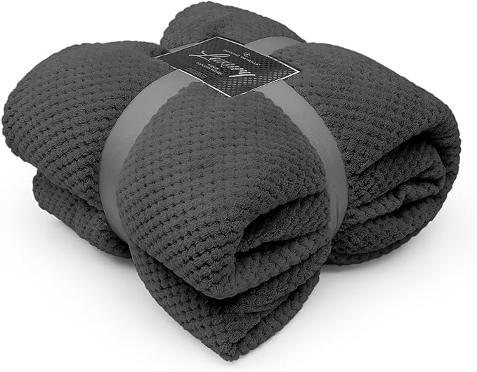 Popcorn Fleece Throws | 18 Colours