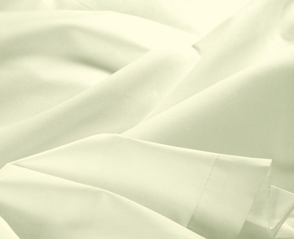 180TC Percale Poly Cotton Flat Sheets | 14 Colours