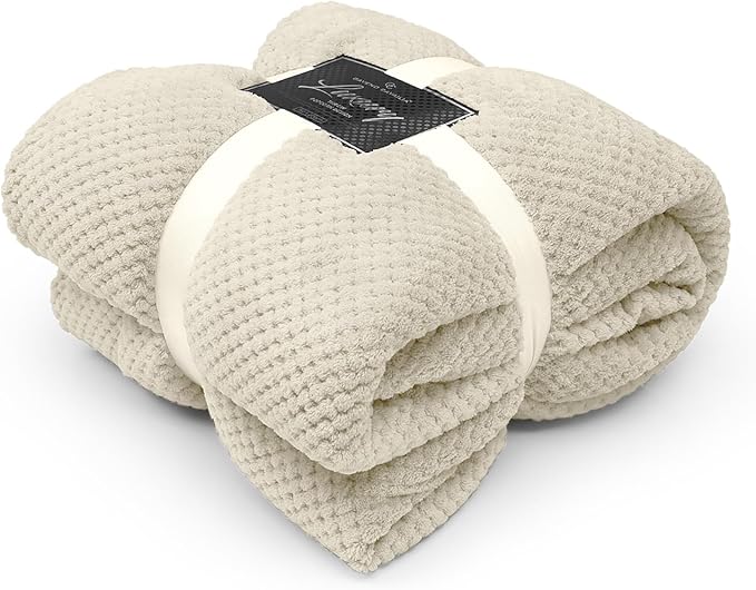 Popcorn Fleece Throws | 18 Colours