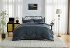 Charcoal / Grey Coverless Duvet & Pillowcases Set | TOG 10.5