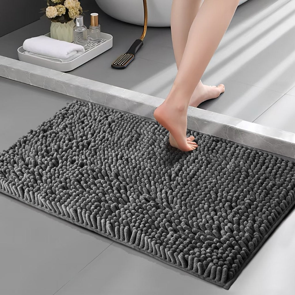 New Miami Loop Non Slip Bath Mat | 11 Colours Available