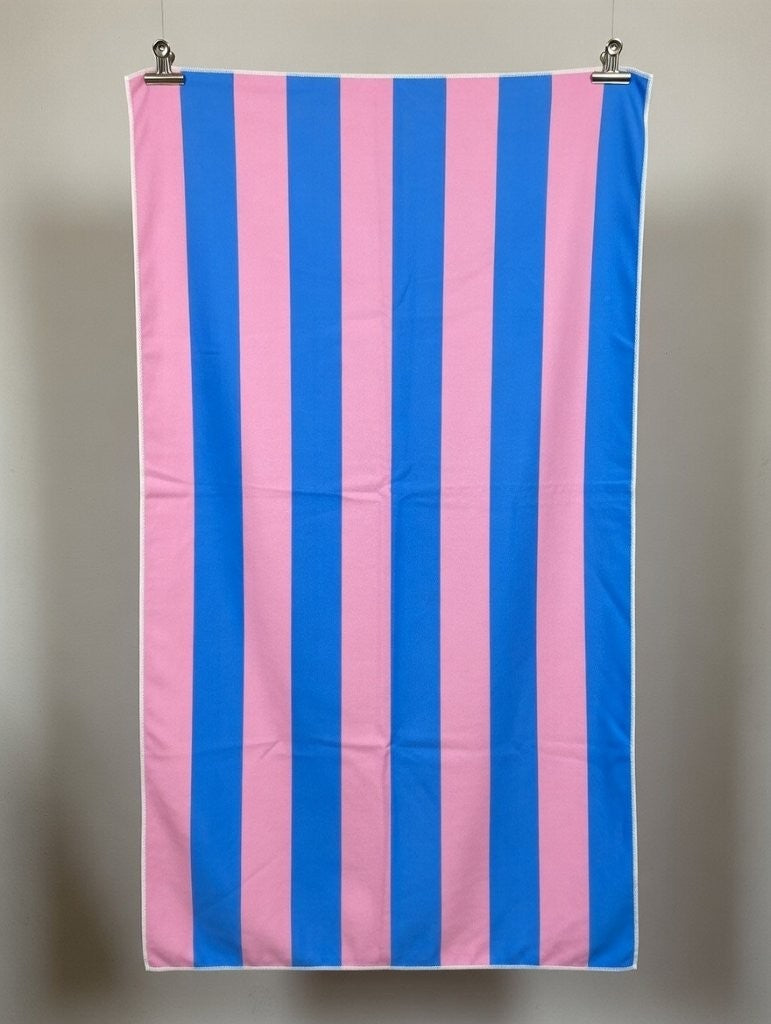 Clashing Stripe Beach Towel | 3 Colours | 152CM × 71CM