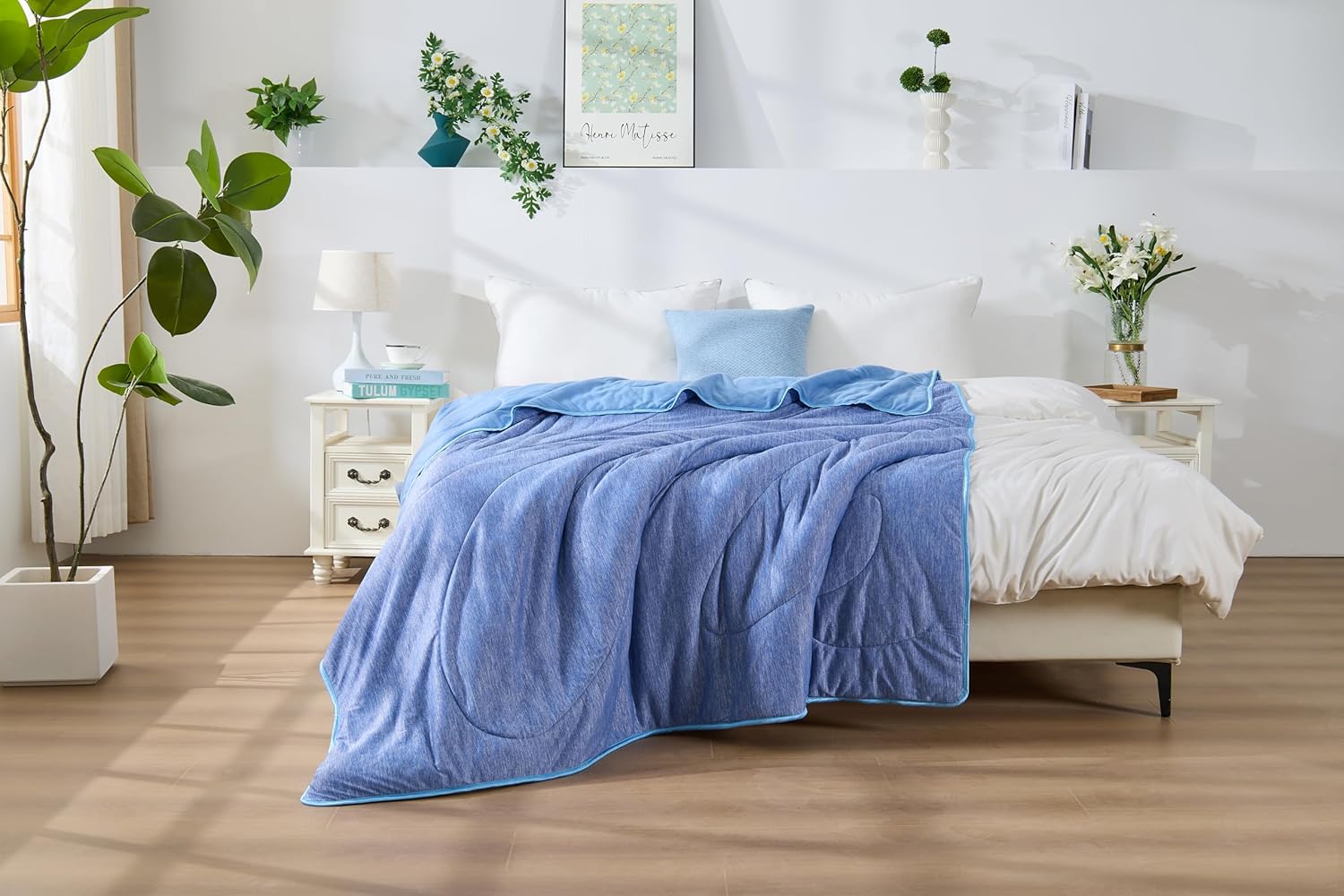 Cooling Lightweight Quilt | Blue