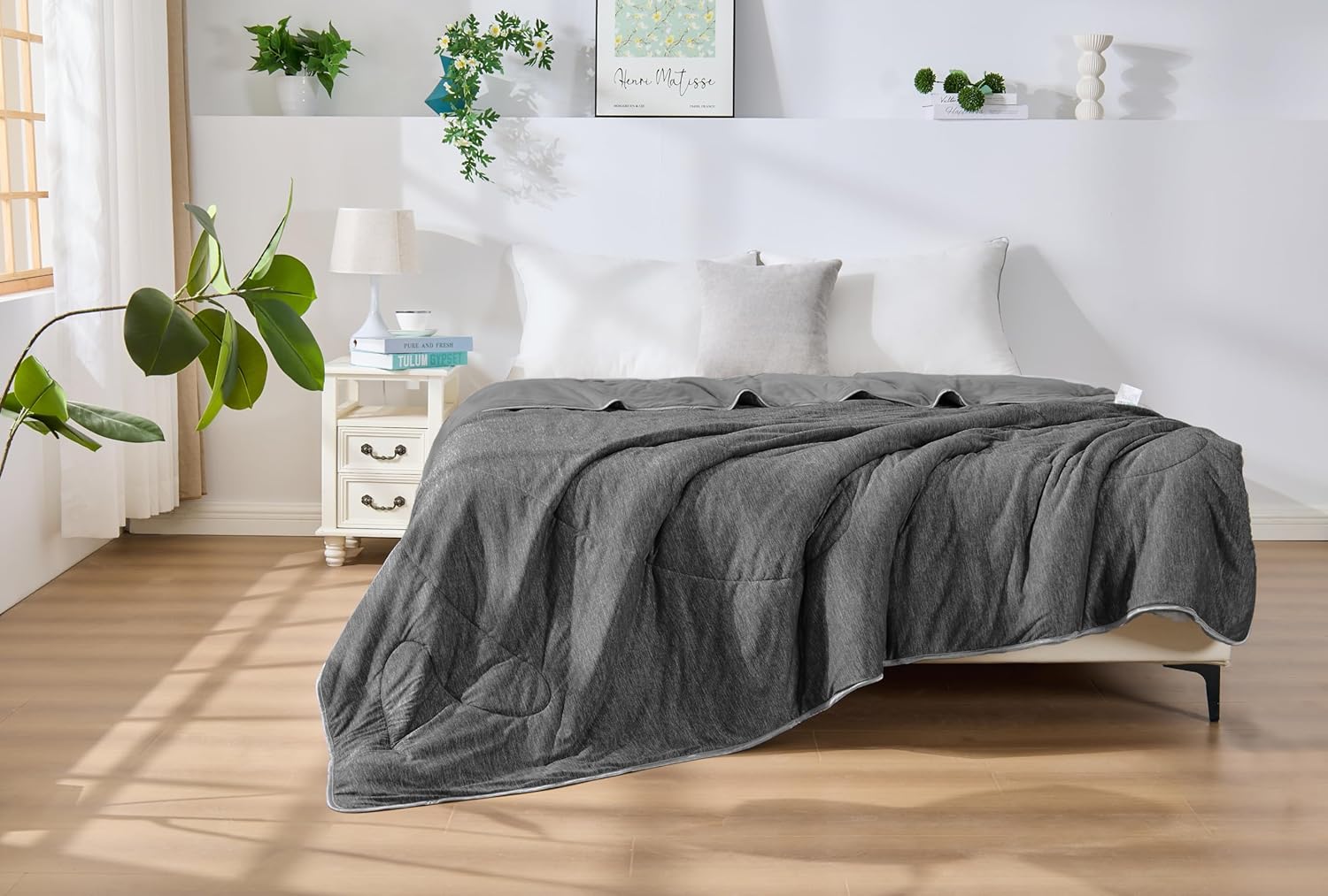 Cooling Lightweight Quilt | Charcoal