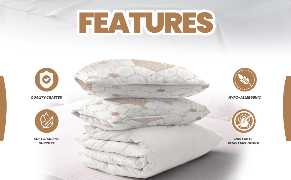 Copper Memory Foam Pillow | 50CM x 75CM