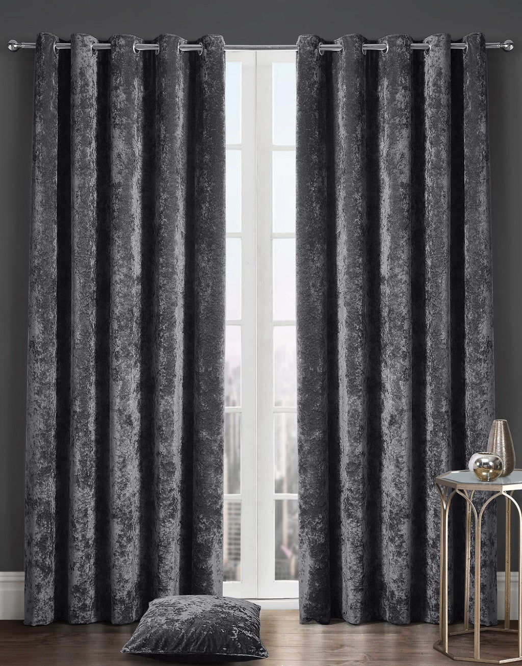 Crushed Velvet Curtains | 6 Colours