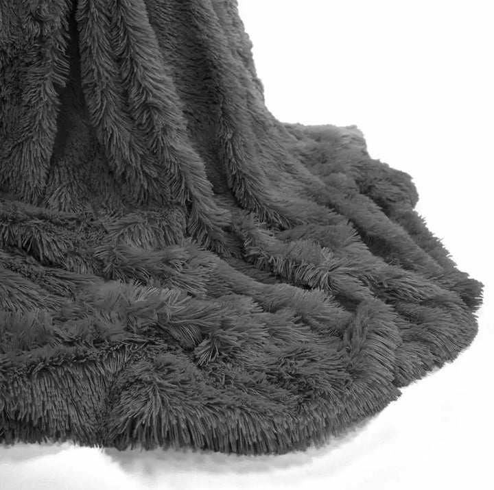cuddle throws charcoal