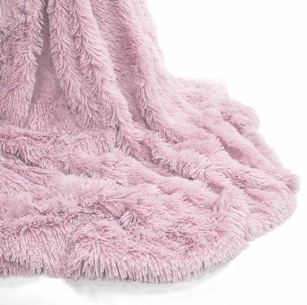 cuddle throws pink