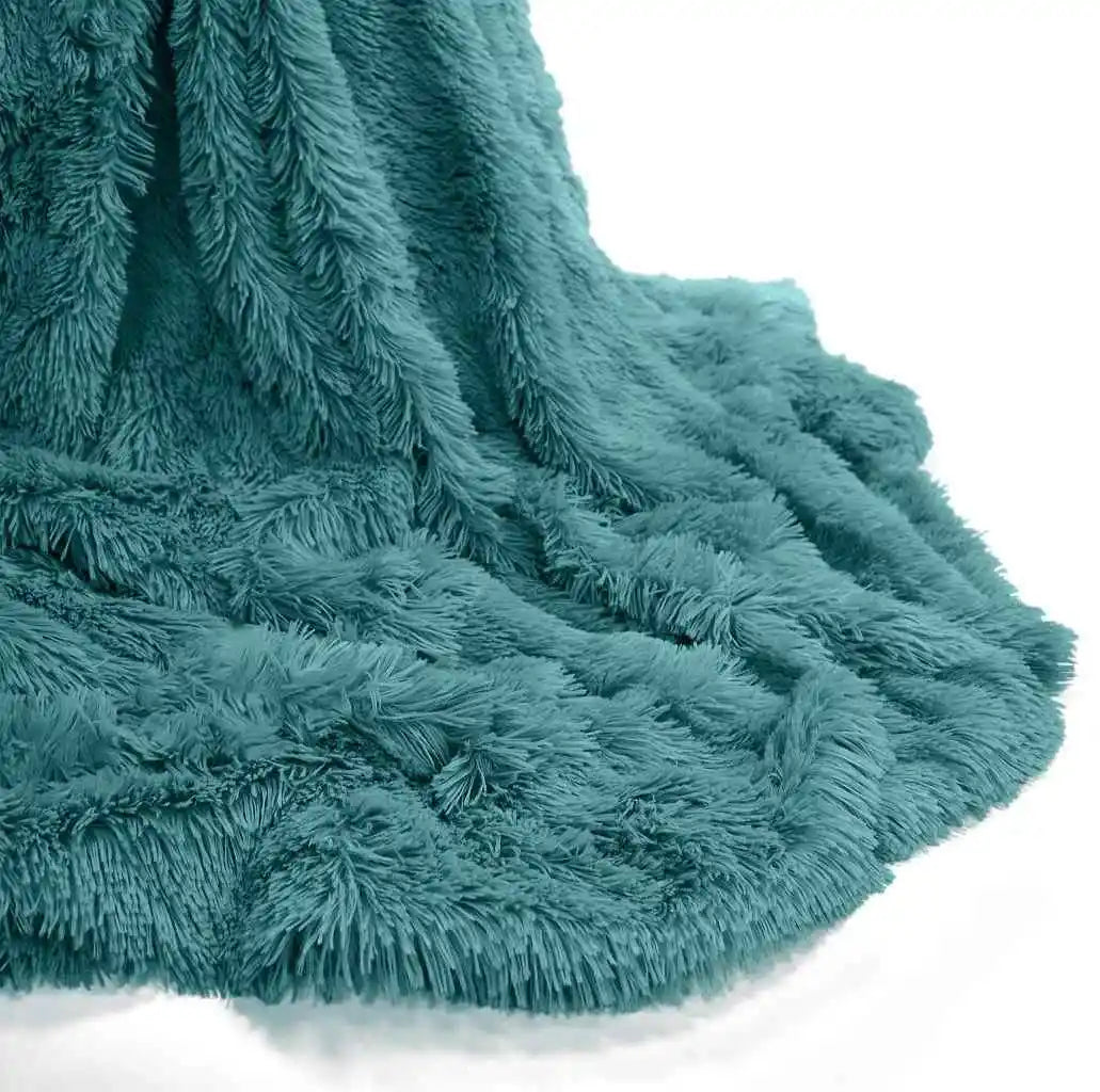 cuddle throws teal