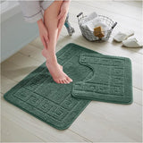 Greek Non-Slip Bath Mat Set  | 23 Colours Available