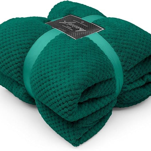 Popcorn Fleece Throws | 18 Colours