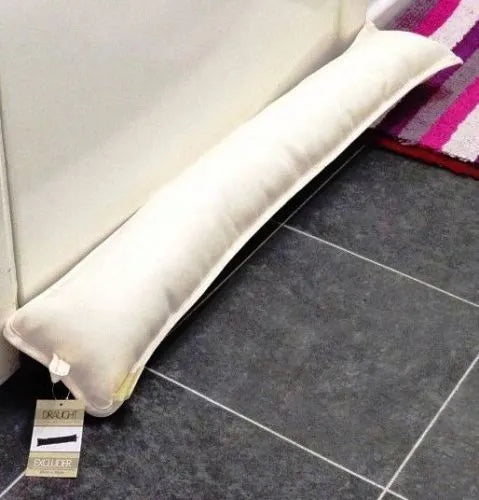 cream door draught stopper