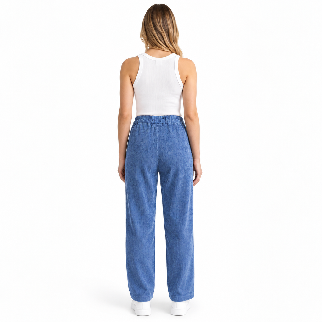 Ribbed Corduroy Pull-On Trousers | 6 Colours