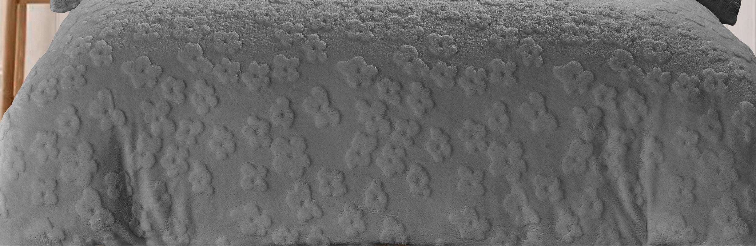 Daisy Teddy Fleece Duvet Cover Set | 3 Colours