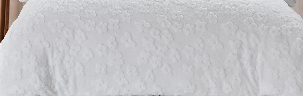 Daisy Teddy Fleece Duvet Cover Set | 3 Colours