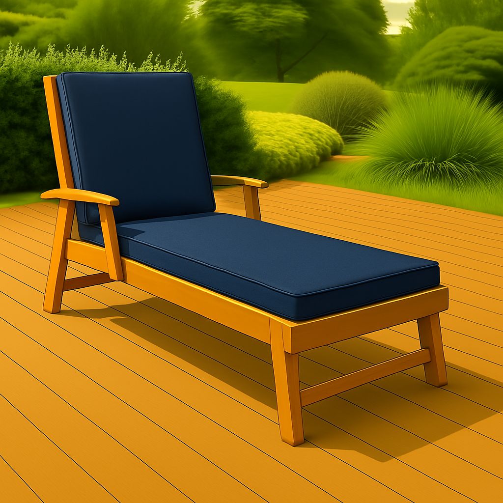 Waterproof Sun Lounger Cushion | 5 Colours