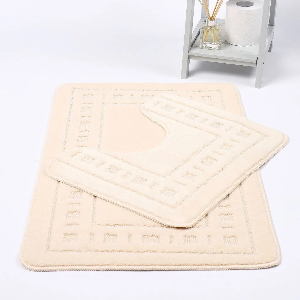 diem bath mat  cream