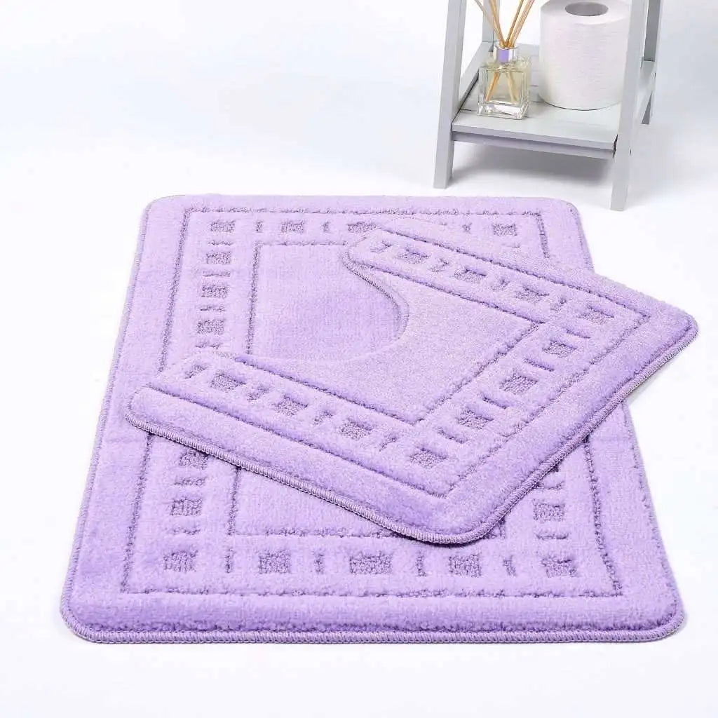 diem bath mat lilac