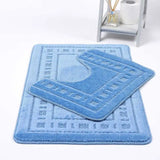 diem bath mat blue