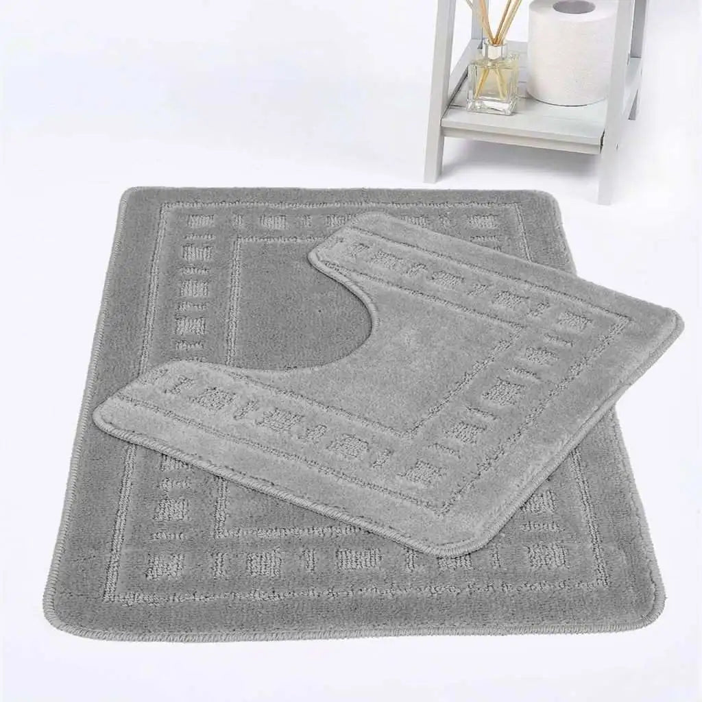 diem bath mat silver