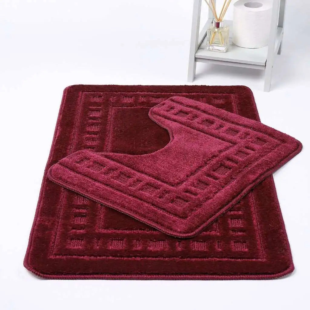 diem bath mat wine