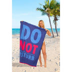 Do Not Disturb Sand Free Beach Towel | 180CM × 100CM