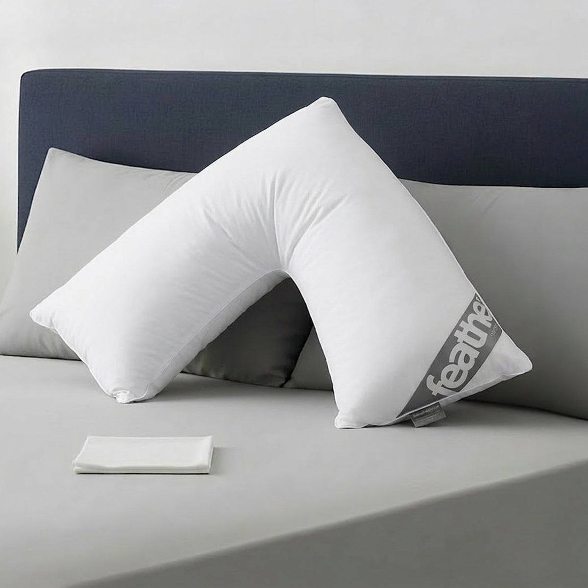 Duck Feather V Shaped Pillow | 75CM x 40CM x 36CM