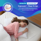 Duck Feather V Shaped Pillow | 75CM x 40CM x 36CM