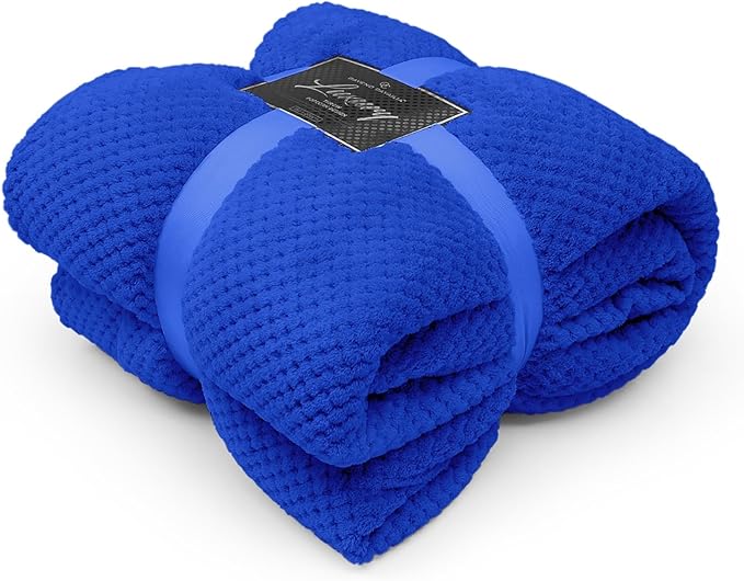 Popcorn Fleece Throws | 18 Colours