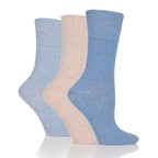 Women Eva Denim Gentle Grip Cotton Rich Socks