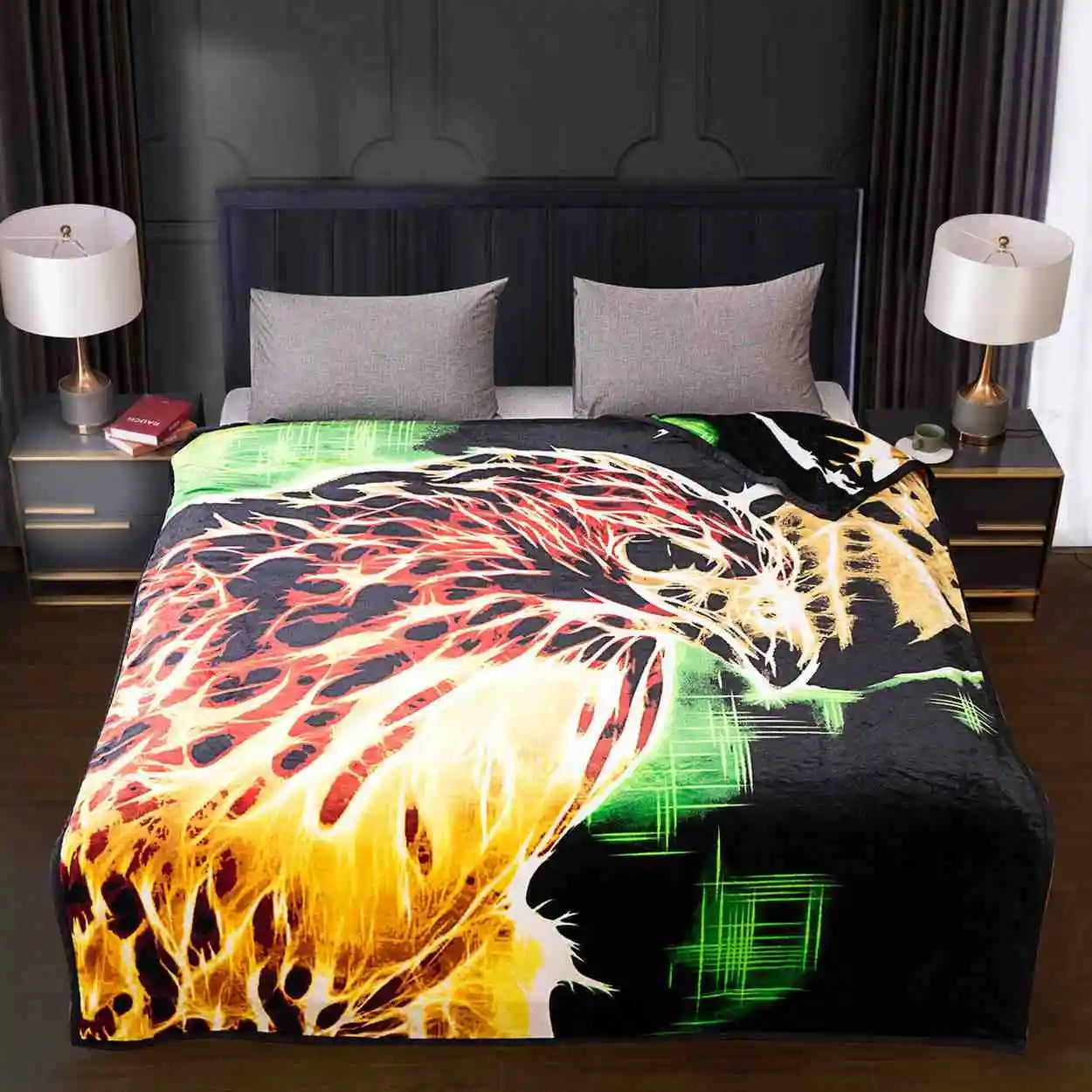 eagle mink throw
