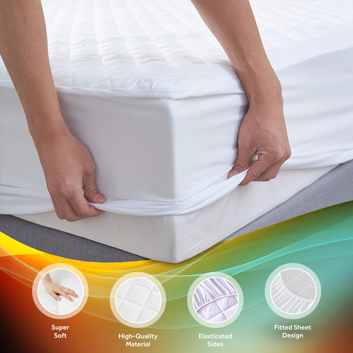Egyptian Cotton Quilted Mattress Protectors