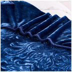 Embossed Heavy Blanket | 200CM x 240CM | Navy